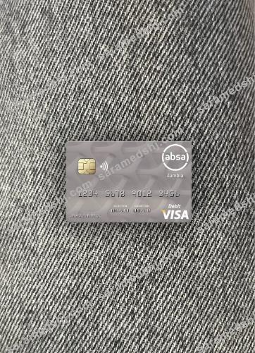Zambia Absa Bank Zambia Plc visa debit card photolook front